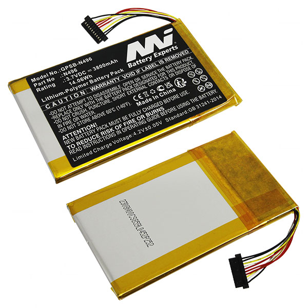 MI Battery Experts GPSB-N496-BP1